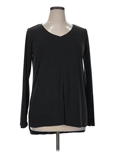 Pre-owned Agnes & Dora Long Sleeve T-shirt In Black