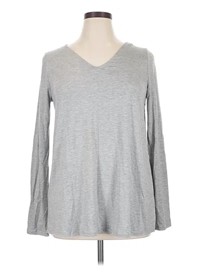 Pre-owned Agnes & Dora Long Sleeve T-shirt In Gray