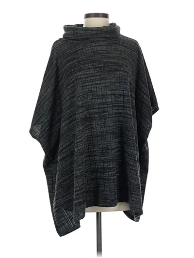 Pre-owned Agnes & Dora Poncho In Gray