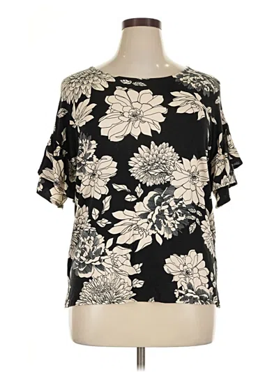 Pre-owned Agnes & Dora Short Sleeve T-shirt In Black