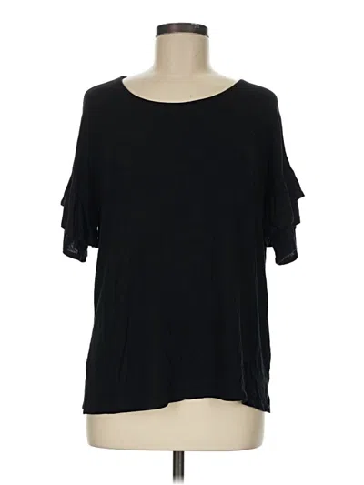 Pre-owned Agnes & Dora Short Sleeve T-shirt In Black