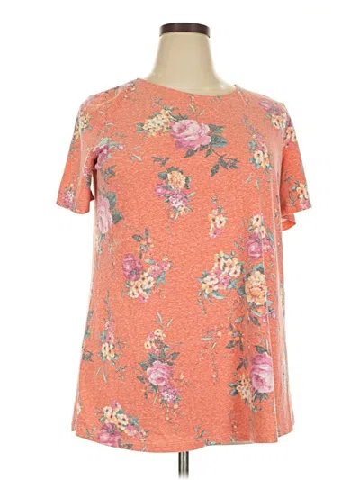 Pre-owned Agnes & Dora Short Sleeve T-shirt In Orange