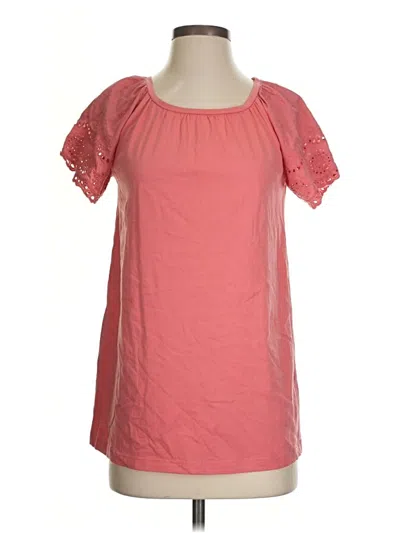 Pre-owned Agnes & Dora Short Sleeve T-shirt In Pink