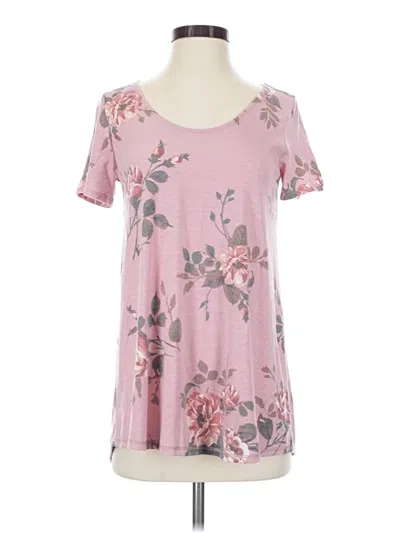 Pre-owned Agnes & Dora Short Sleeve T-shirt In Pink
