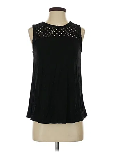 Pre-owned Agnes & Dora Sleeveless Blouse In Black