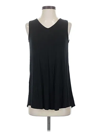 Pre-owned Agnes & Dora Sleeveless Top Black V-neck Tops