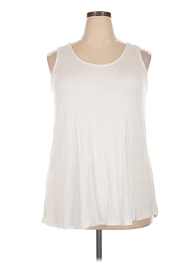 Pre-owned Agnes & Dora Sleeveless T-shirt In Ivory