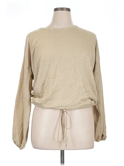Pre-owned Agnes & Dora Sweatshirt In Tan