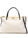 Agnès B. 2-way Canvas Tote Bag In Neutrals