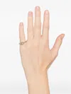 Agnès B. Anchor Knot Twist Ring In Metallic