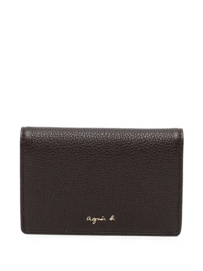 Agnès B. Angele Card Case In Black