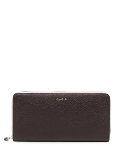 Agnès B. Angele Wallet In Brown