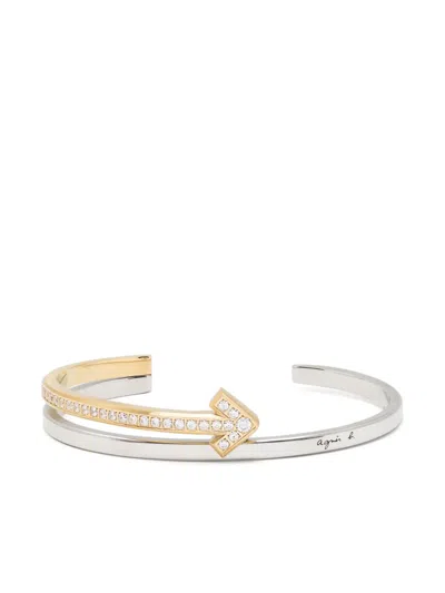 Agnès B. Arrow Bracelet In Silver