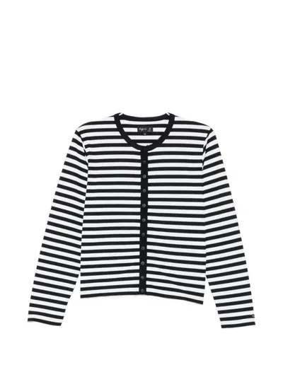 Agnès B. Astro Cardigan In Black