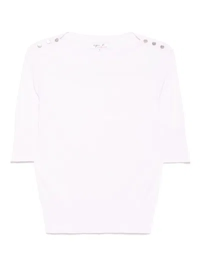 Agnès B. Badiane T-shirt In Pink
