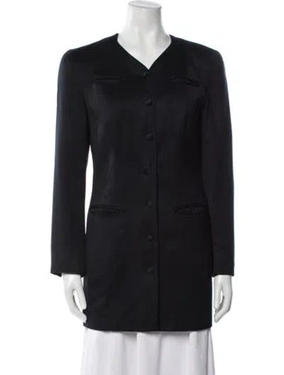 Pre-owned Agnès B. Blazer In Black