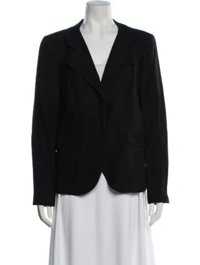 Pre-owned Agnès B. Blazer In Black