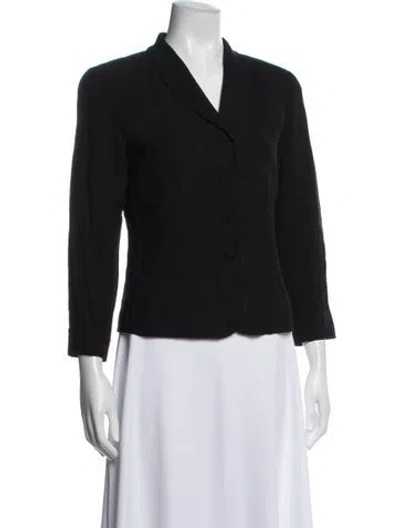 Pre-owned Agnès B. Blazer In Black