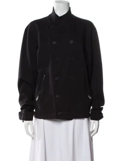 Pre-owned Agnès B. Bomber Jacket In Black