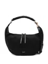 Agnès B. Braided-handle Shoulder Bag In Black