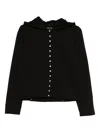 Agnès B. Button-up Jacket In Black