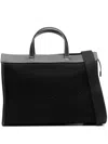 Agnès B. Canvas 2-way Tote Bag In 黑色