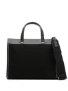 Agnès B. Canvas 2-way Tote Bag In Black