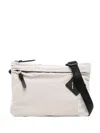 Agnès B. Canvas Shoulder Bag In Neutrals