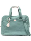 Agnès B. Canvas Tote Bag In Green