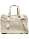 Agnès B. Canvas Tote Bag In Neutrals