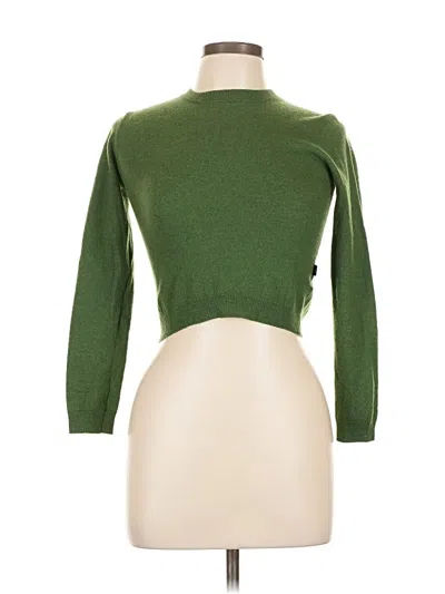 Pre-owned Agnès B. Cardigan Sweater In Green