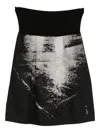 Agnès B. Celena Reflet Skirt In Black