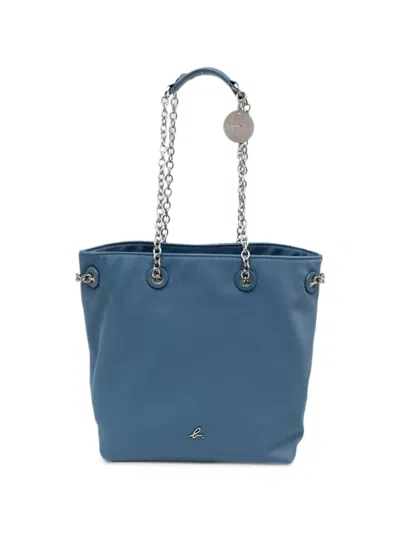 Agnès B. Chain-link Strap Tote Bag In Blue