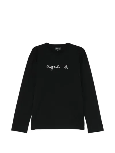 Agnès B. Chris T-shirt In Black