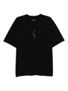 Agnès B. Christof Irony-mark T-shirt In Black