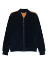 Agnès B. Classe Bomber Jacket In Blue