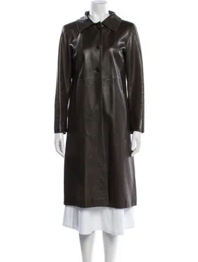 Pre-owned Agnès B. Coat In Brown