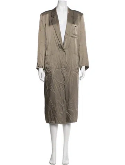 Pre-owned Agnès B. Coat In Neutrals