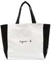 Agnès B. Colour-block Tote Bag In White