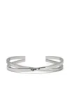 Agnès B. Compulsion Bangle In Silver