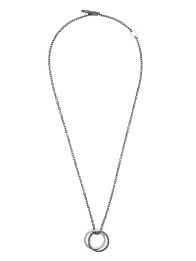 Agnès B. Compulsion Necklace Homme In Metallic