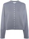 Agnès B. Cotton Cardigan In Blue