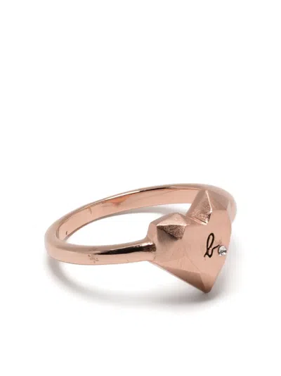 Agnès B. Crave Heart Ring In Pink
