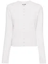 Agnès B. Crew-neck Cardigan In Pink