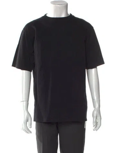 Pre-owned Agnès B. Crew Neck Short Sleeve T-shirt In Black