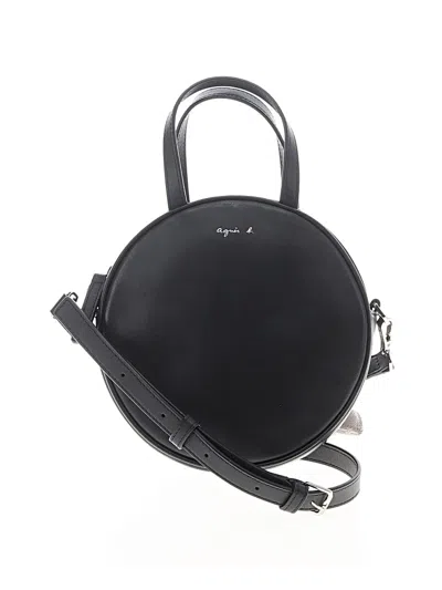 Pre-owned Agnès B. Crossbody Bag In Black