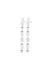 Agnès B. Crystal Earrings