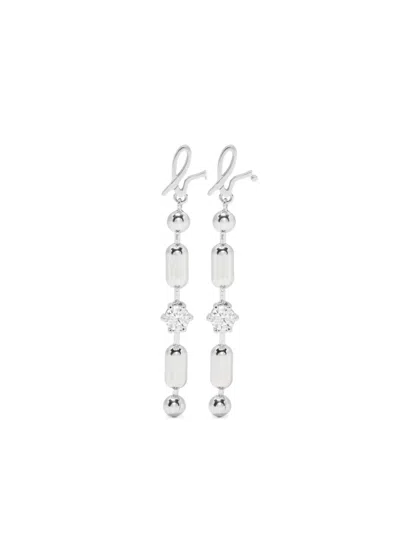 Agnès B. Crystal Earrings