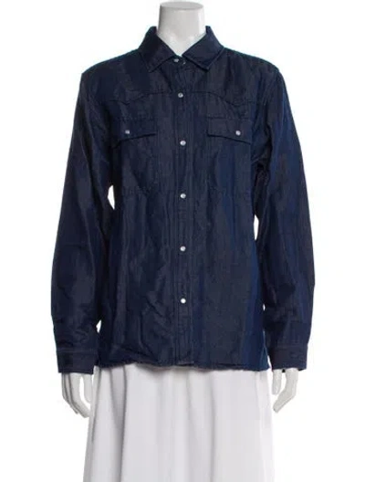 Pre-owned Agnès B. Denim Jacket In Blue