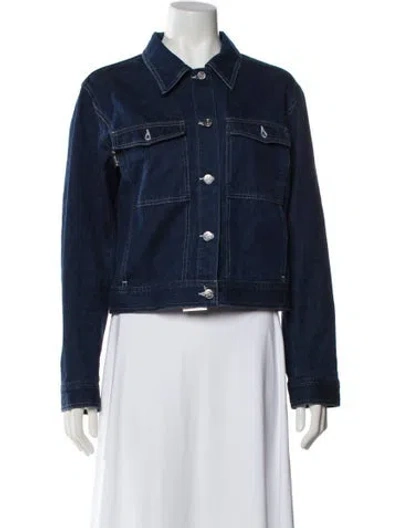 Pre-owned Agnès B. Denim Jacket In Blue